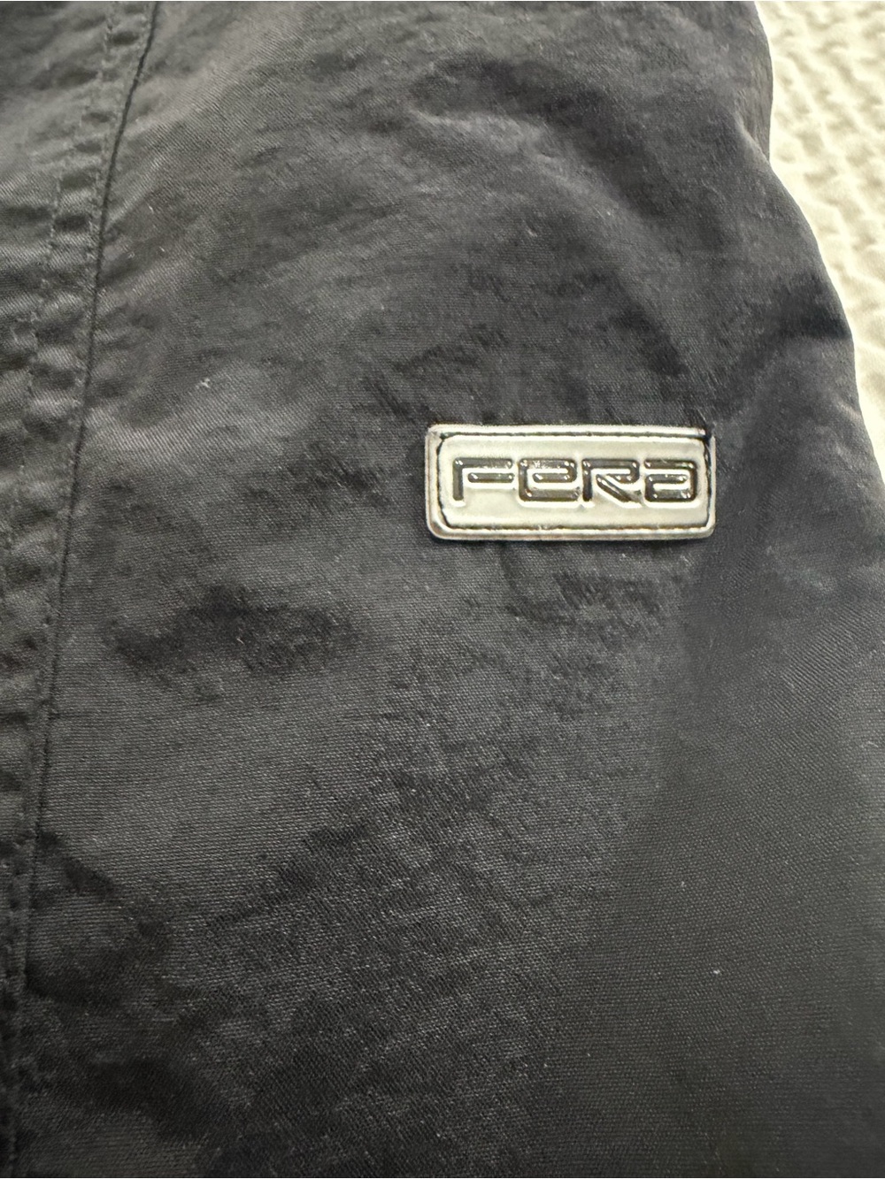 FERA Skiwear Black Snow Pants Mens M Insulated Nylon Elastic Cuff Winter Ski - Picture 4 of 9